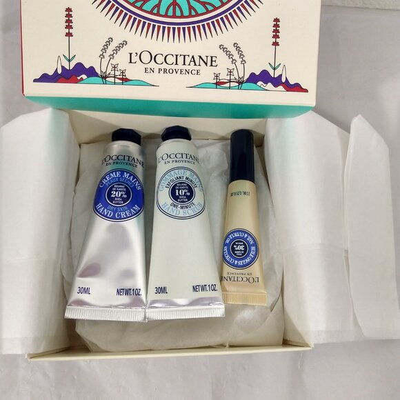 L'OCCITANE Organic Shea Butter Hand Care Set NIB - Picture 2 of 4